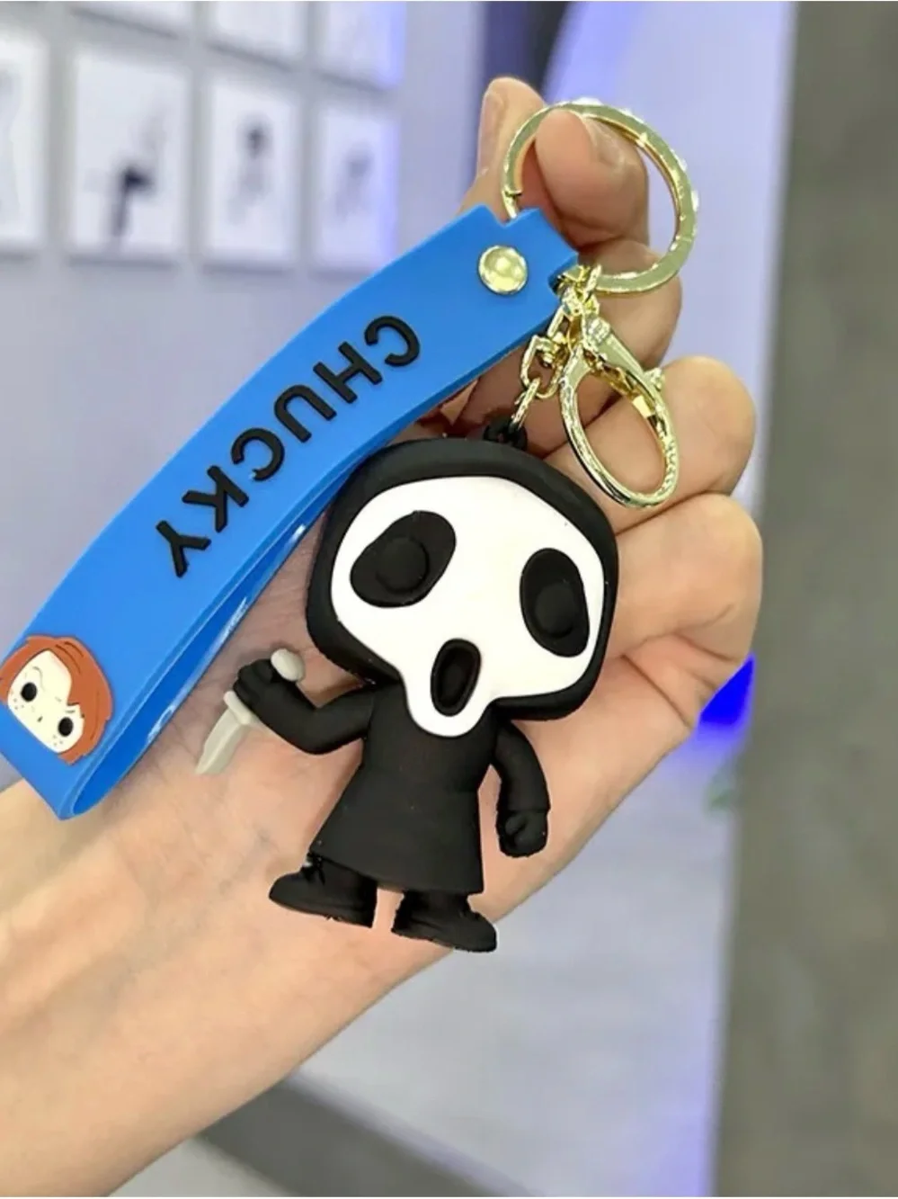 Scream Ghost Face Keychain Ghost Face Keychain